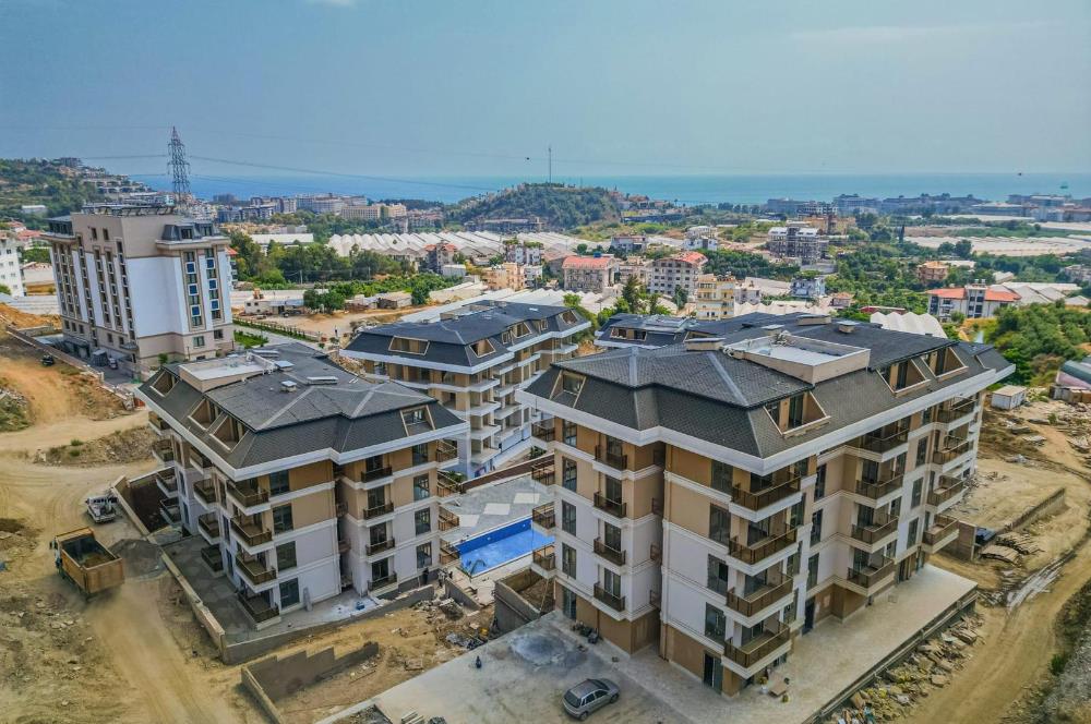 ALANYA KONAKLI'DA FIRSAT 3.KAT ÖN 1+1 FULL DENİZ HAVUZ MANZARALI
