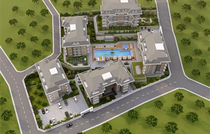 ALANYA KONAKLI'DA FIRSAT 3.KAT ÖN 1+1 FULL DENİZ HAVUZ MANZARALI
