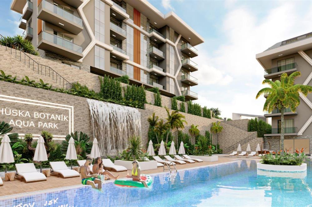 ALANYA KONAKLI'DA FIRSAT 3.KAT ÖN 1+1 FULL DENİZ HAVUZ MANZARALI