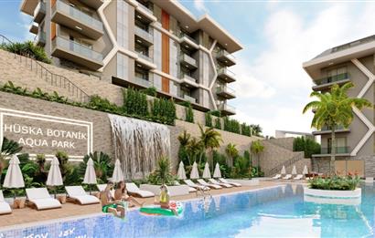 ALANYA KONAKLI'DA FIRSAT 3.KAT ÖN 1+1 FULL DENİZ HAVUZ MANZARALI