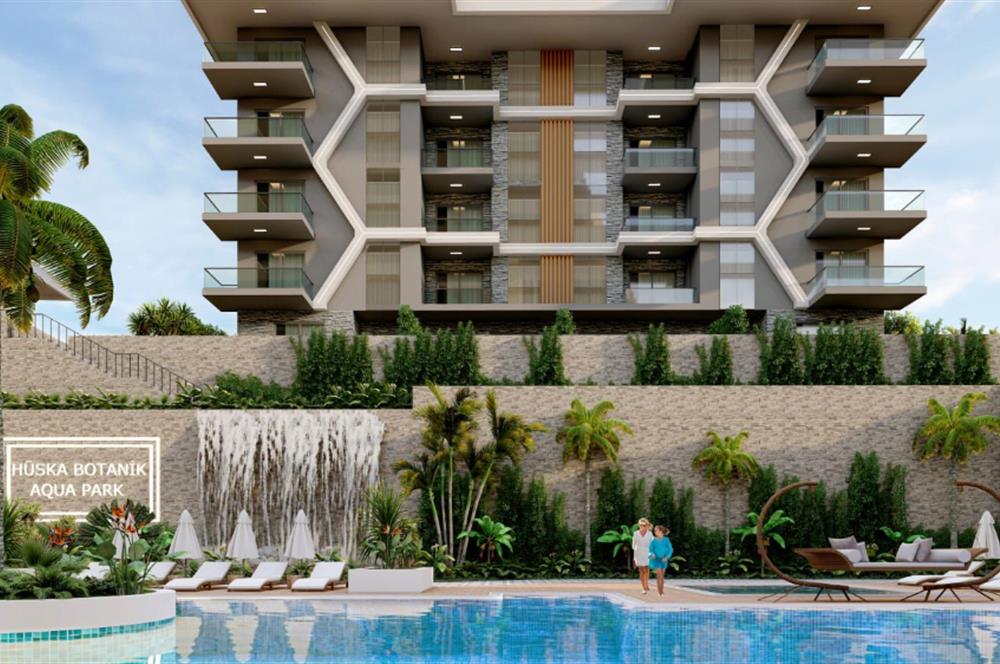 ALANYA KONAKLI'DA FIRSAT 3.KAT ÖN 1+1 FULL DENİZ HAVUZ MANZARALI