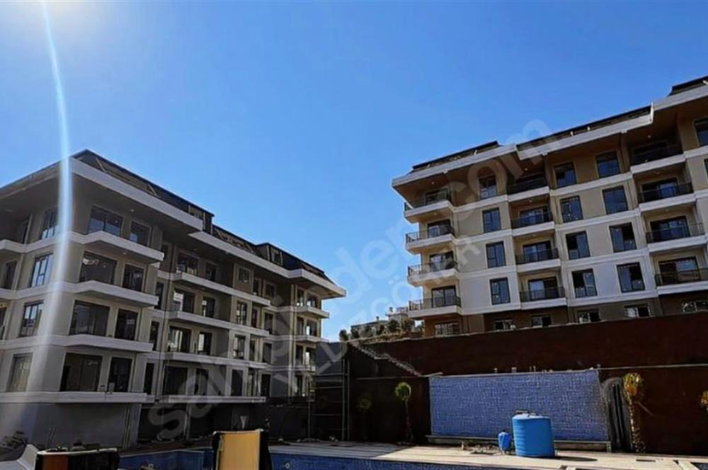 ALANYA KONAKLI'DA FIRSAT 3.KAT ÖN 1+1 FULL DENİZ HAVUZ MANZARALI
