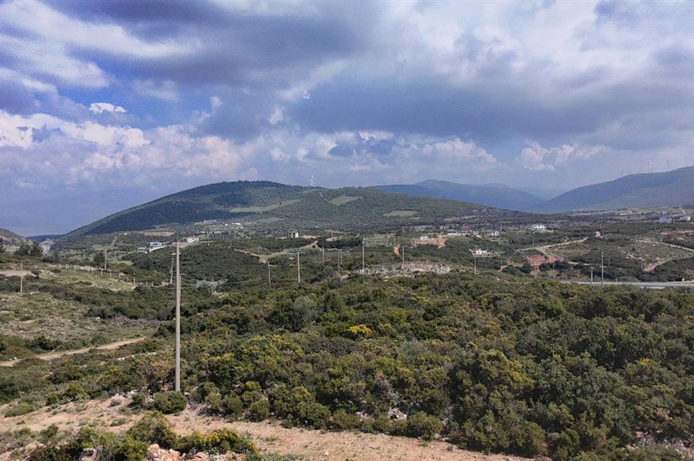 DİDİM/AKYENİKÖY’DE 612 M2, BAFA GÖLÜ MANZARALI, SATILIK KÖŞVİLLA ARSASI