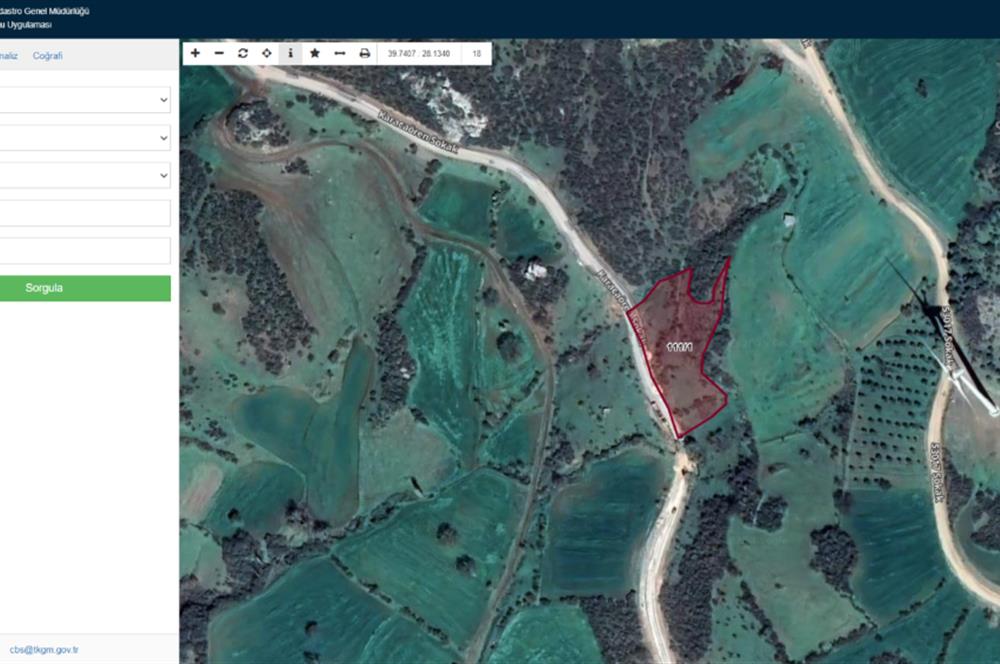 BALIKESİR KEPSUT SATILIK 4.000m2 TARLA *80m ASFALT YOL CEPHELİ*