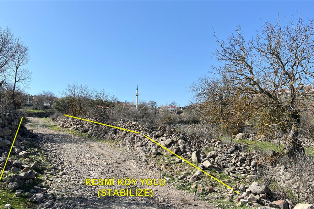 İZMİR BERGAMA SATILIK TARLA 1.988 m2 *YOLU AÇIK, ELEKT+SU_120m*