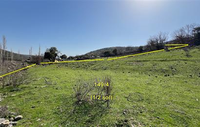 İZMİR BERGAMA SATILIK TARLA 1.988 m2 *YOLU AÇIK, ELEKT+SU_120m*