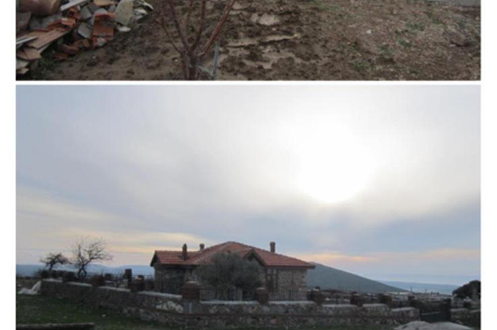ÇANAKKALE KAZ DAĞLARI ETEKLERİNDE SATILIK TAŞ EV