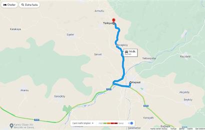 BALIKESİR KEPSUT SATILIK 4.000m2 TARLA *80m ASFALT YOL CEPHELİ*