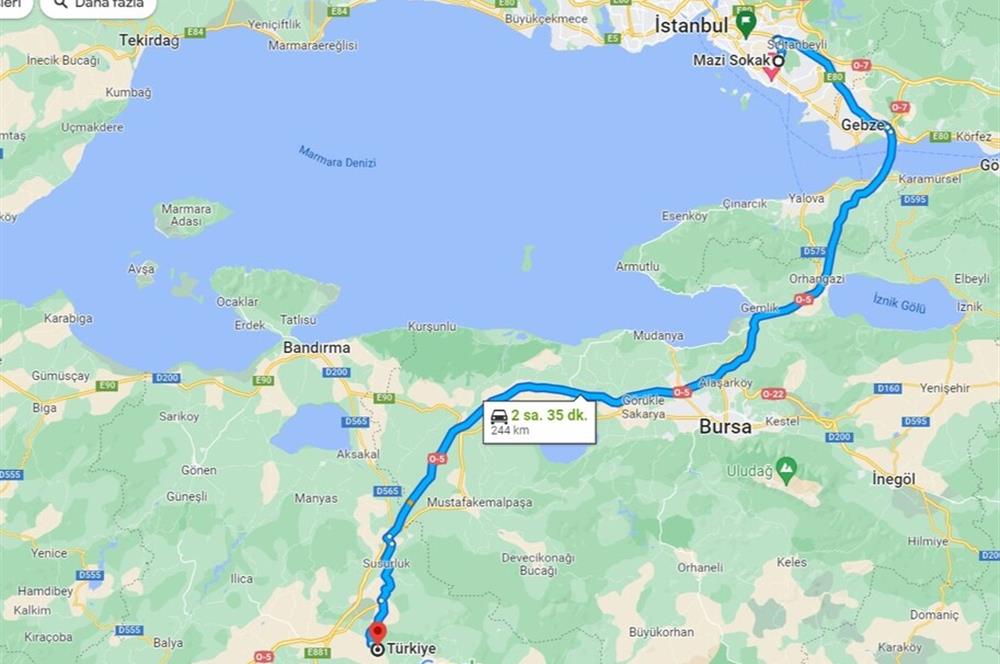 BALIKESİR KEPSUT SATILIK 4.000m2 TARLA *80m ASFALT YOL CEPHELİ*