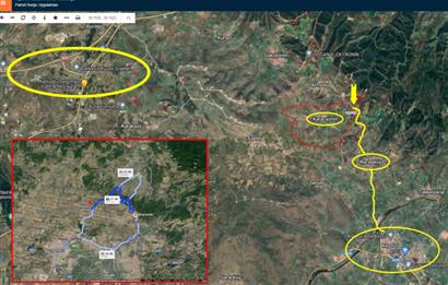 BALIKESİR KEPSUT SATILIK 4.000m2 TARLA *80m ASFALT YOL CEPHELİ*