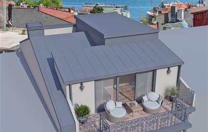 Beyoğlu Cihangir'de Deniz Manzaralı Satılık Sıfır Bina