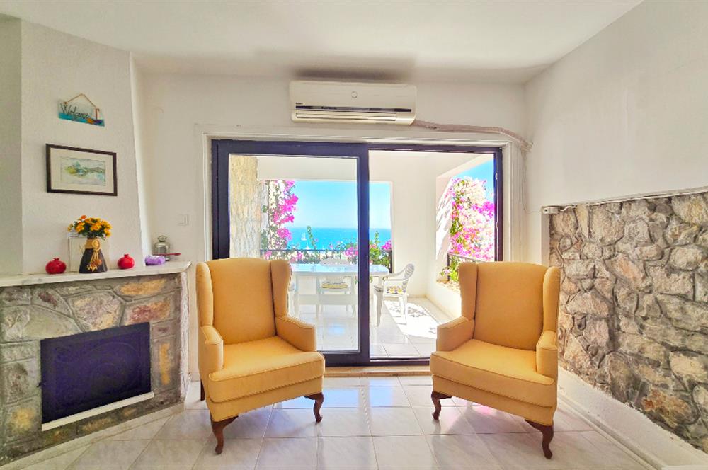 Datça İrem Sitesi’nde Satılık 2+1 Deniz Manzaralı Daire