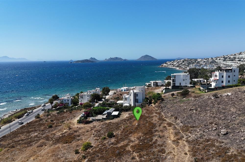 Akyarlar Fenerburnu Mevkii Panoramik Deniz ve Kos Adası Manzaralı Müstakil Parsel Arsa