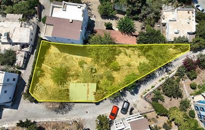 Bodrum Yalıkavak  Geriş deniz manzaralı Satılık imarlı arsa