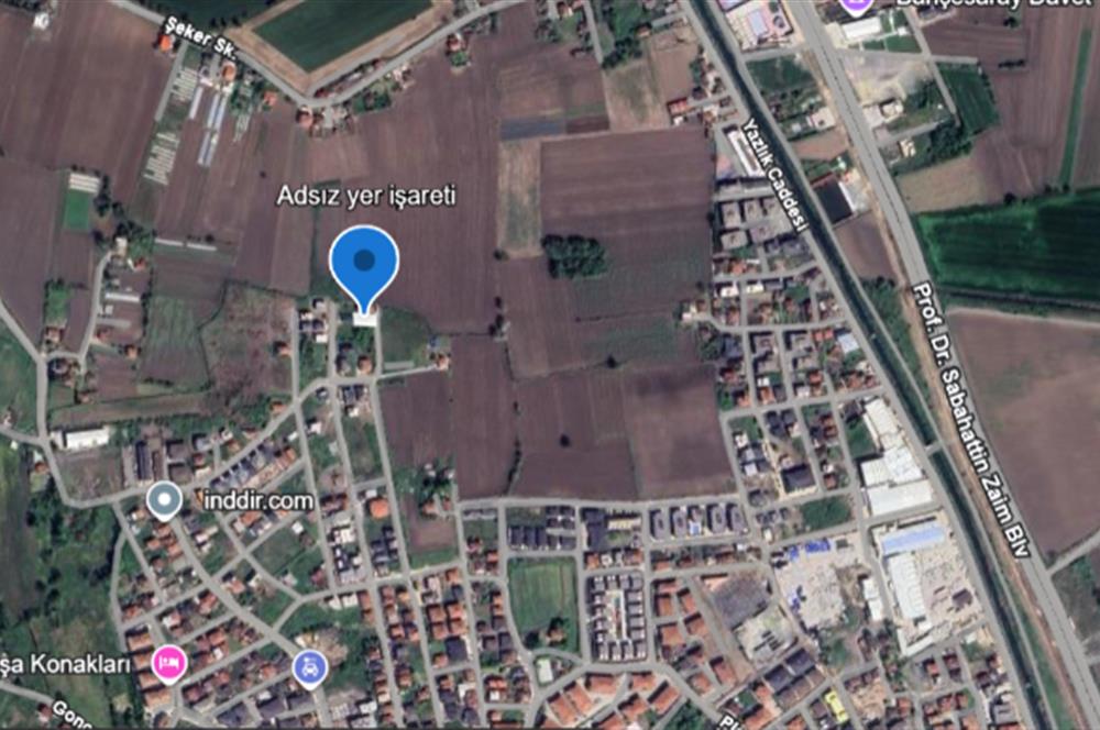 SERDİVAN YAZLIK’DA İKİ PARSEL SATILIK %30 İMARLI 681 M2 ARSA