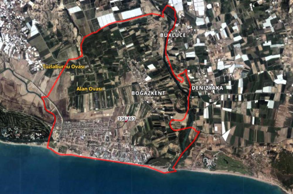 Land for sale in Antalya Serik Boğazkent hotels area