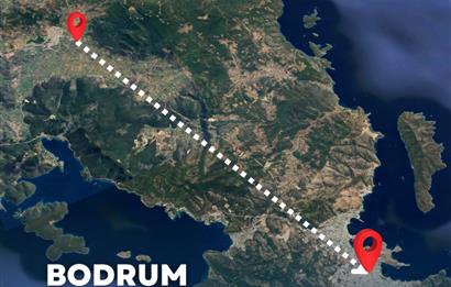 Bodrum gökpınar 2.944 m2 satılık zeytinlik