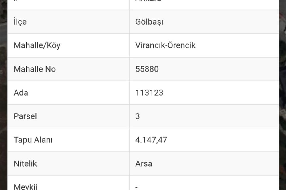 GÖLBAŞI EYMİR MAHALLESİ SATILIK KONUT