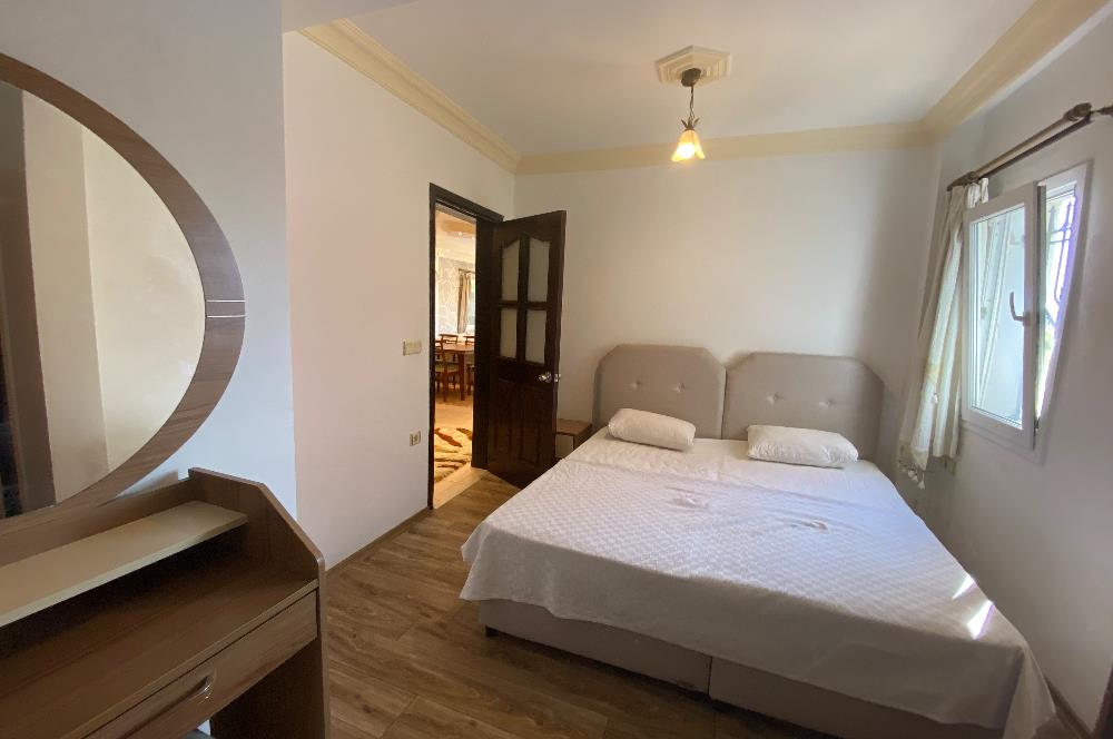 Bodrum Eskiçeşme Kiralık Deniz Manzaralı ve Müstakil Havuzlu Full Eşyalı Kiralık 3+1 Villa