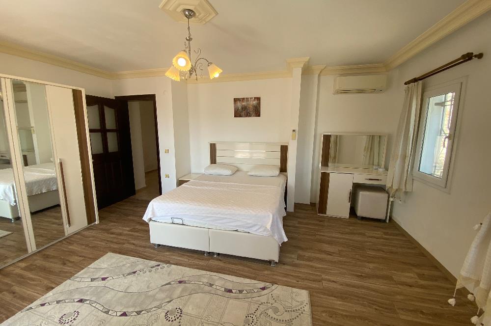 Bodrum Eskiçeşme Kiralık Deniz Manzaralı ve Müstakil Havuzlu Full Eşyalı Kiralık 3+1 Villa