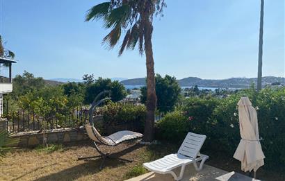 Bodrum Eskiçeşme Kiralık Deniz Manzaralı ve Müstakil Havuzlu Full Eşyalı Kiralık 3+1 Villa