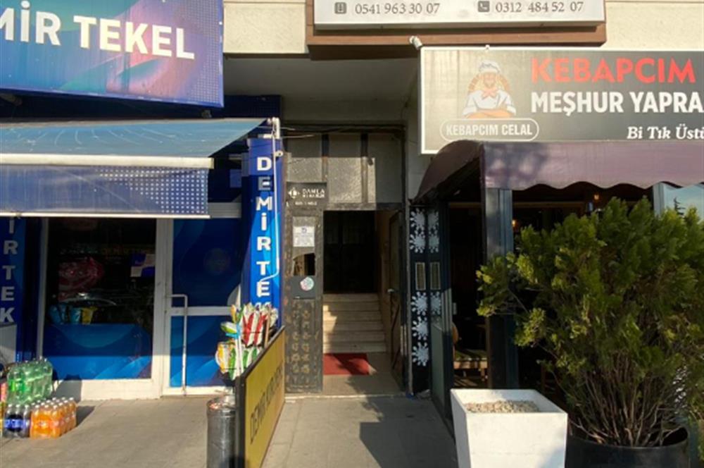 Gölbaşı’nda Ana Yola Cephe, Tabela Değeri Yüksek 1+1 Kiralık Ofis!