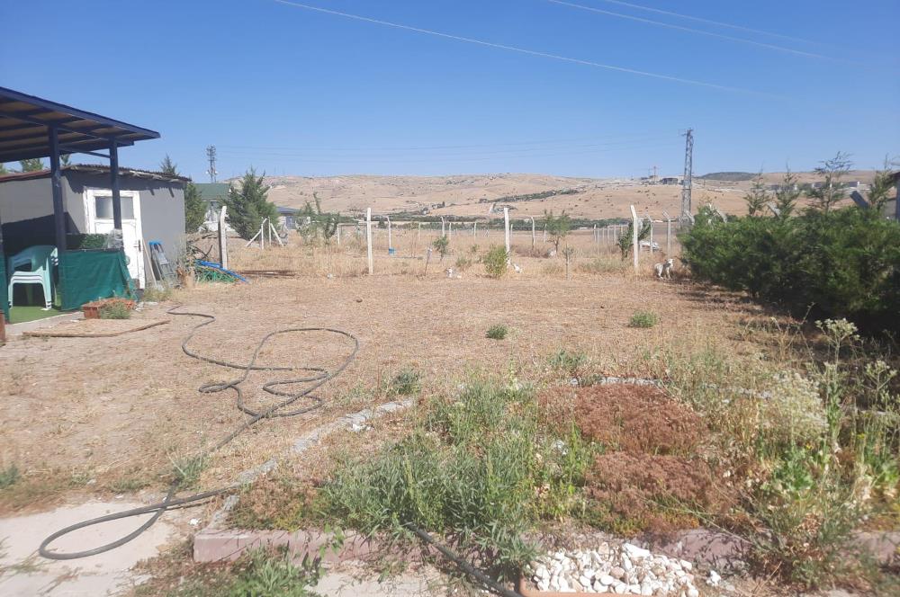 GÖLBAŞI YURTBEYİNDE EŞYALI 2+1 ÇELİK YAPI HOBİ BAHÇESİ – 300 M² ARSA ÜZERİNDE!