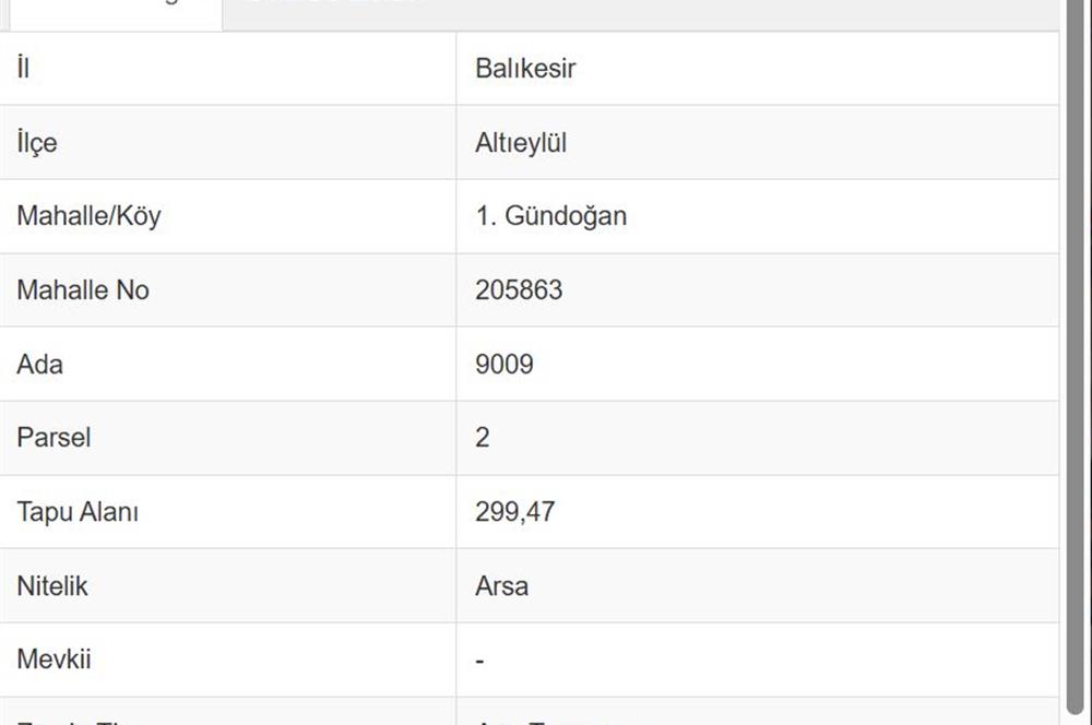 CENTURY21 BAL DANIŞMANLIK'DAN  1.GÜNDOGAN  MAHALLESİ  ÜÇ KAT İMARLI SATILIK ARSA