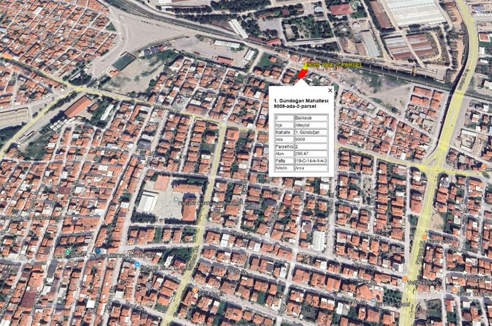 CENTURY21 BAL DANIŞMANLIK'DAN  1.GÜNDOGAN  MAHALLESİ  ÜÇ KAT İMARLI SATILIK ARSA