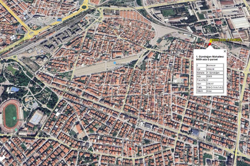 CENTURY21 BAL DANIŞMANLIK'DAN  1.GÜNDOGAN  MAHALLESİ  ÜÇ KAT İMARLI SATILIK ARSA