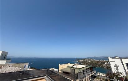 BODRUM ADABÜKÜ DENİZ MANZARALI SATILIK HAVUZLU VİLLA