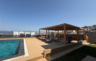 BODRUM ADABÜKÜ DENİZ MANZARALI SATILIK HAVUZLU VİLLA
