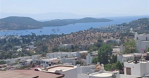 Bodrum-Bitez kiralık dubleks villa - 27281