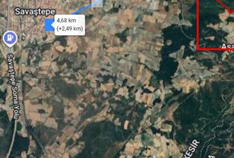 C21 LOCA'DAN SAVAŞTEPE YUKARIDANİŞMENTTE 5160,88M2 SATILIK TARLA