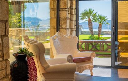 Bodrum Eskiçeşme'de Panoramik Deniz Manzaralı Tam Müstakil Villa