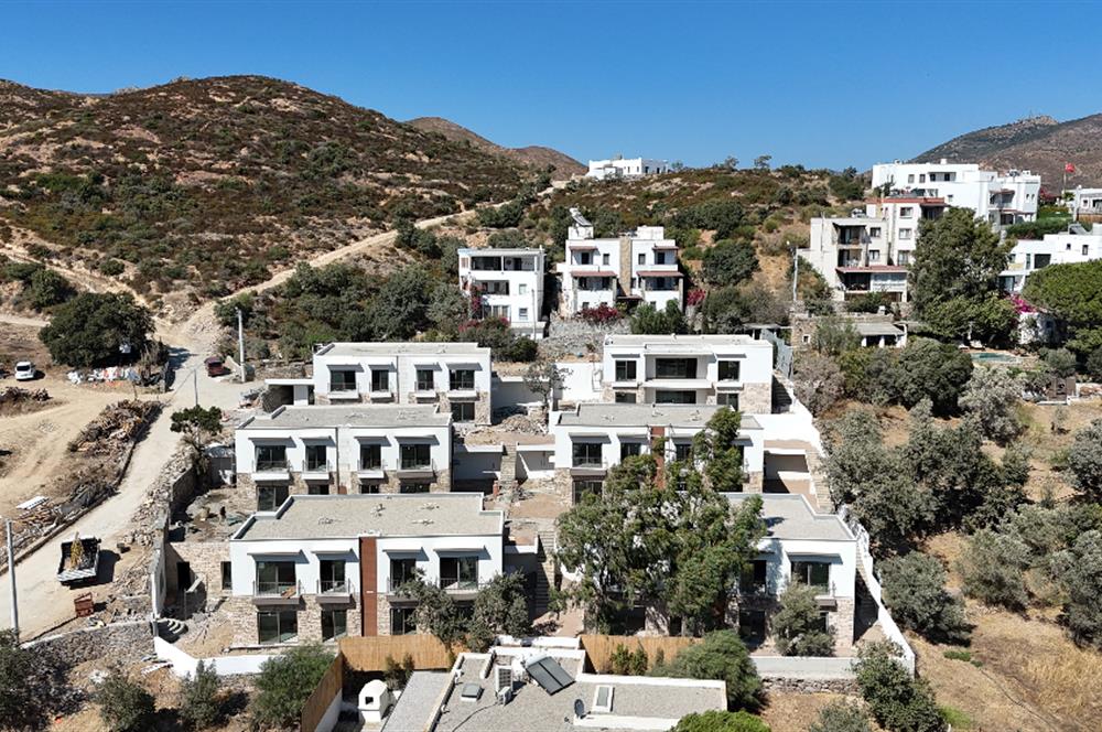 Bodrum Gümüşlük - Magnus Vadi Dereköy Projesinde Müstakil Bahçe Kullanımlı Vadi Manzaralı Satılık Sıfır Daireler