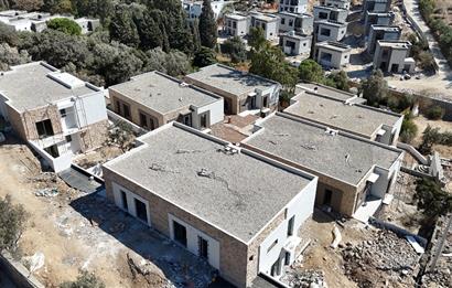 Bodrum Gümüşlük - Magnus Vadi Dereköy Projesinde Müstakil Bahçe Kullanımlı Vadi Manzaralı Satılık Sıfır Daireler