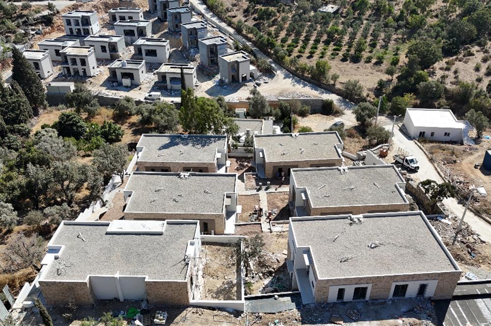 Bodrum Gümüşlük - Magnus Vadi Dereköy Projesinde Müstakil Bahçe Kullanımlı Vadi Manzaralı Satılık Sıfır Daireler