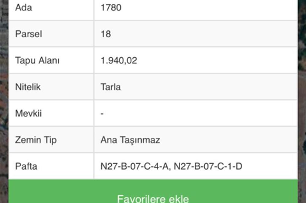 KONYA SEYDİŞEHİR DABAKHAN'DE SATILIK 2 DÖNÜM İMARLI ARSA