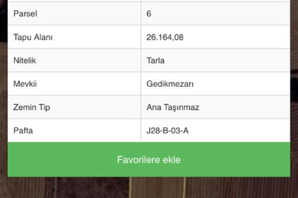 Yatırımcılar DiKKAT...Geniş metrekareli, cazip fiyatlı tarla.