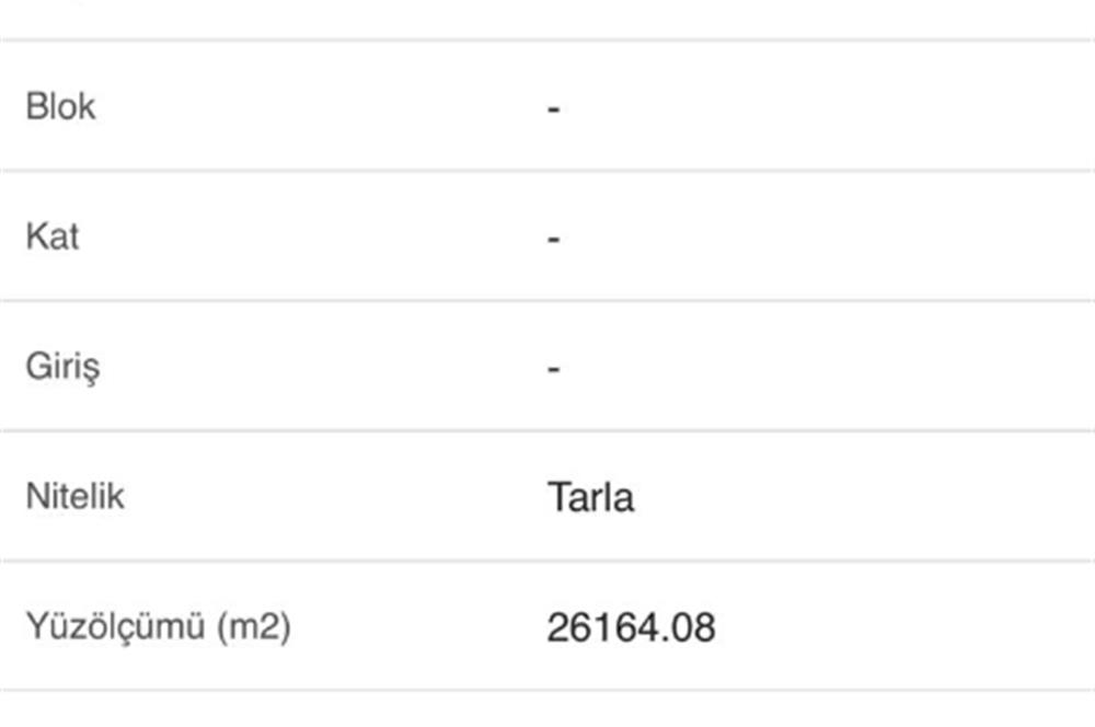Yatırımcılar DiKKAT...Geniş metrekareli, cazip fiyatlı tarla.