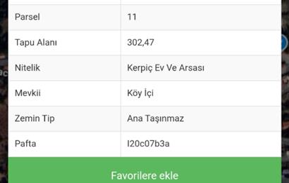 C21 LOCA'DAN KEPSUT SAYACIK MAHALLESİNDE 302M2 KONUT İMARLI ARSA