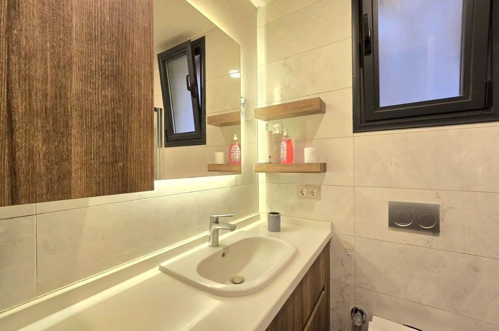 Ortakent merkezde site içerisinde esyali bahçe katı 2+1 Kiralık daire