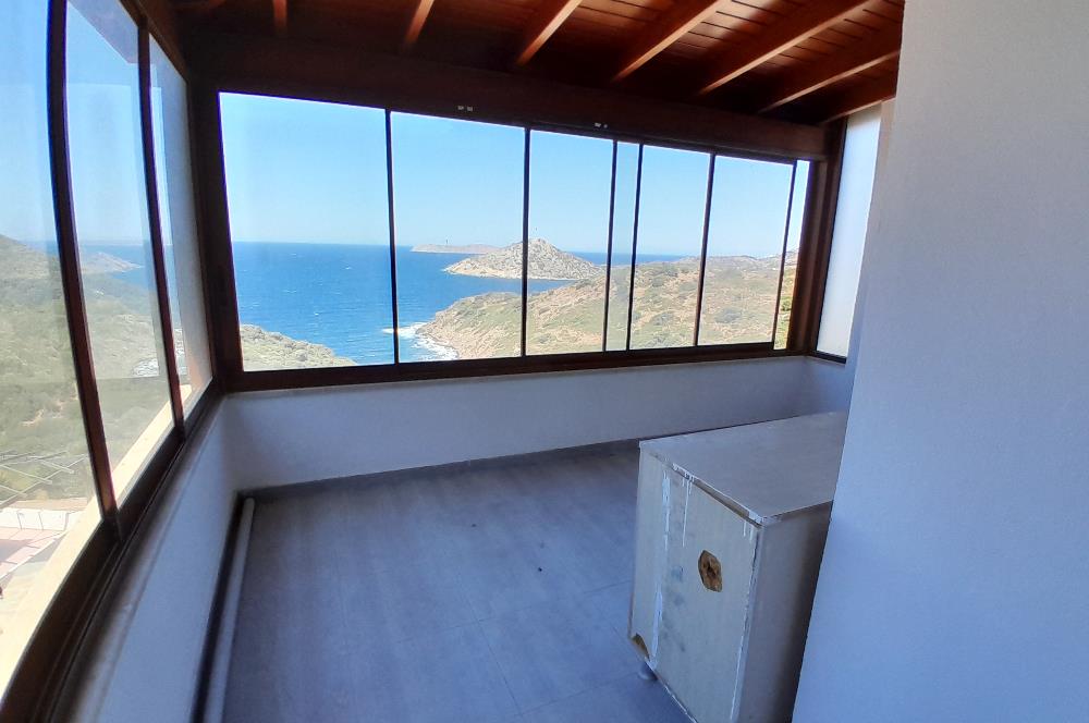 Bodrum Gümüşlük Deniz Manzaralı Kiralik Müstaki Ev
