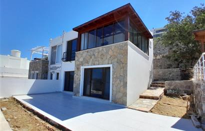Bodrum Gümüşlük Deniz Manzaralı Kiralik Müstaki Ev