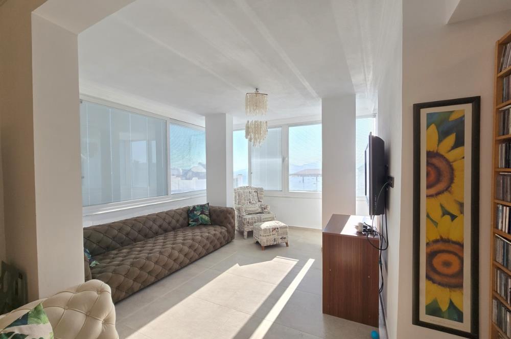 Bodrum-Bitez 3+1 deniz manzaralı satılık dubleks villa