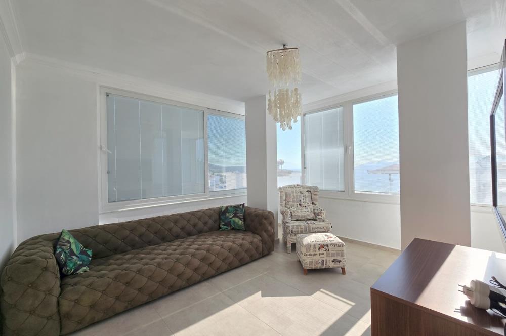 Bodrum-Bitez 3+1 deniz manzaralı satılık dubleks villa