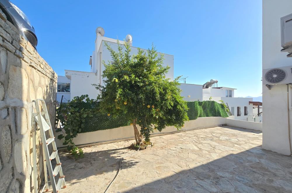 Bodrum-Bitez 3+1 deniz manzaralı satılık dubleks villa