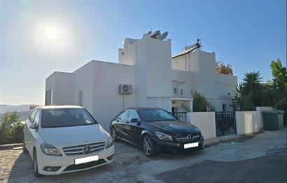 Bodrum-Bitez 3+1 deniz manzaralı satılık dubleks villa