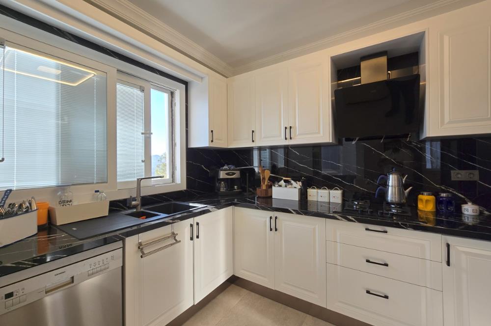 Bodrum-Bitez 3+1 deniz manzaralı satılık dubleks villa